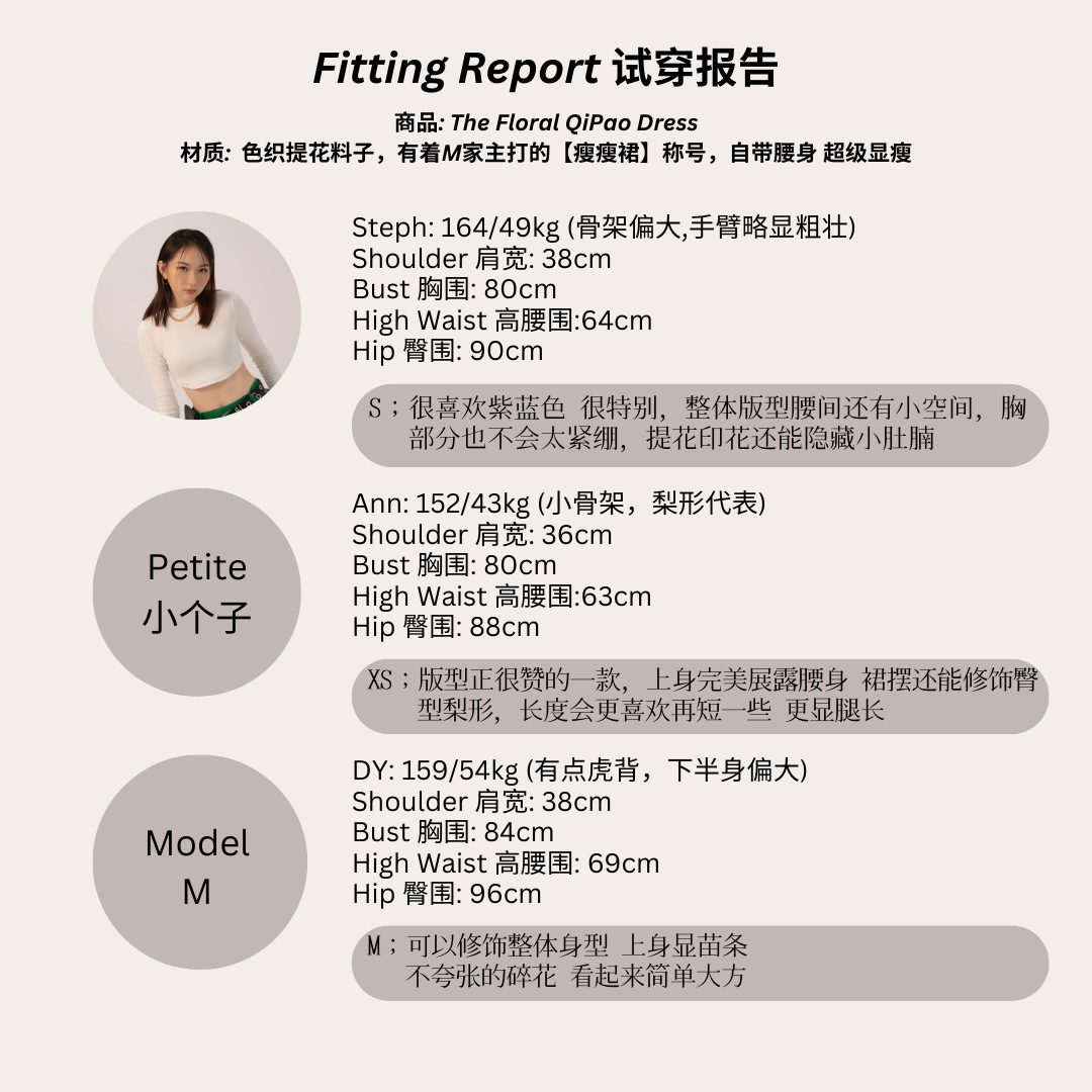 The Floral QiPao Dress