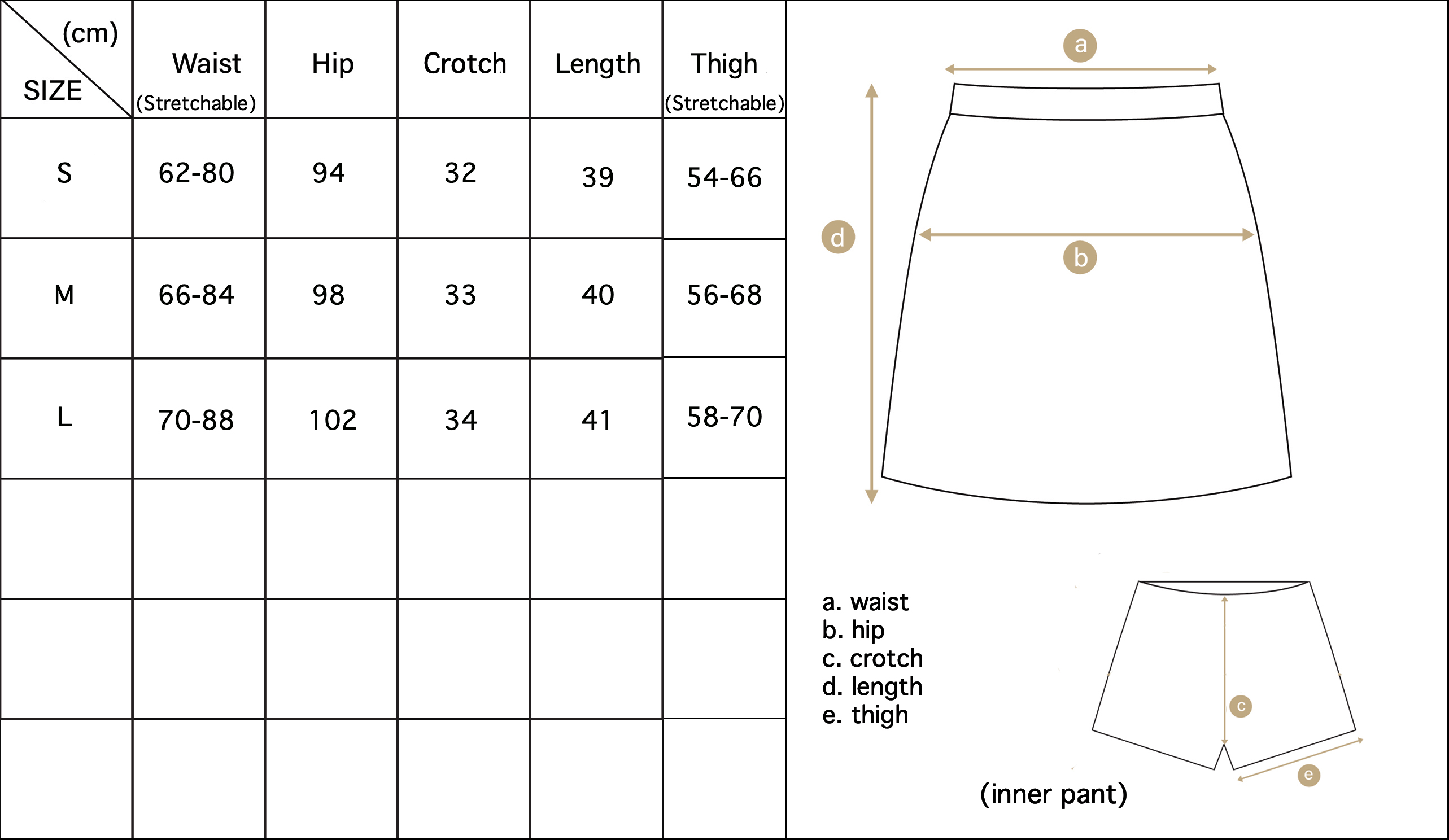 Functional Skort