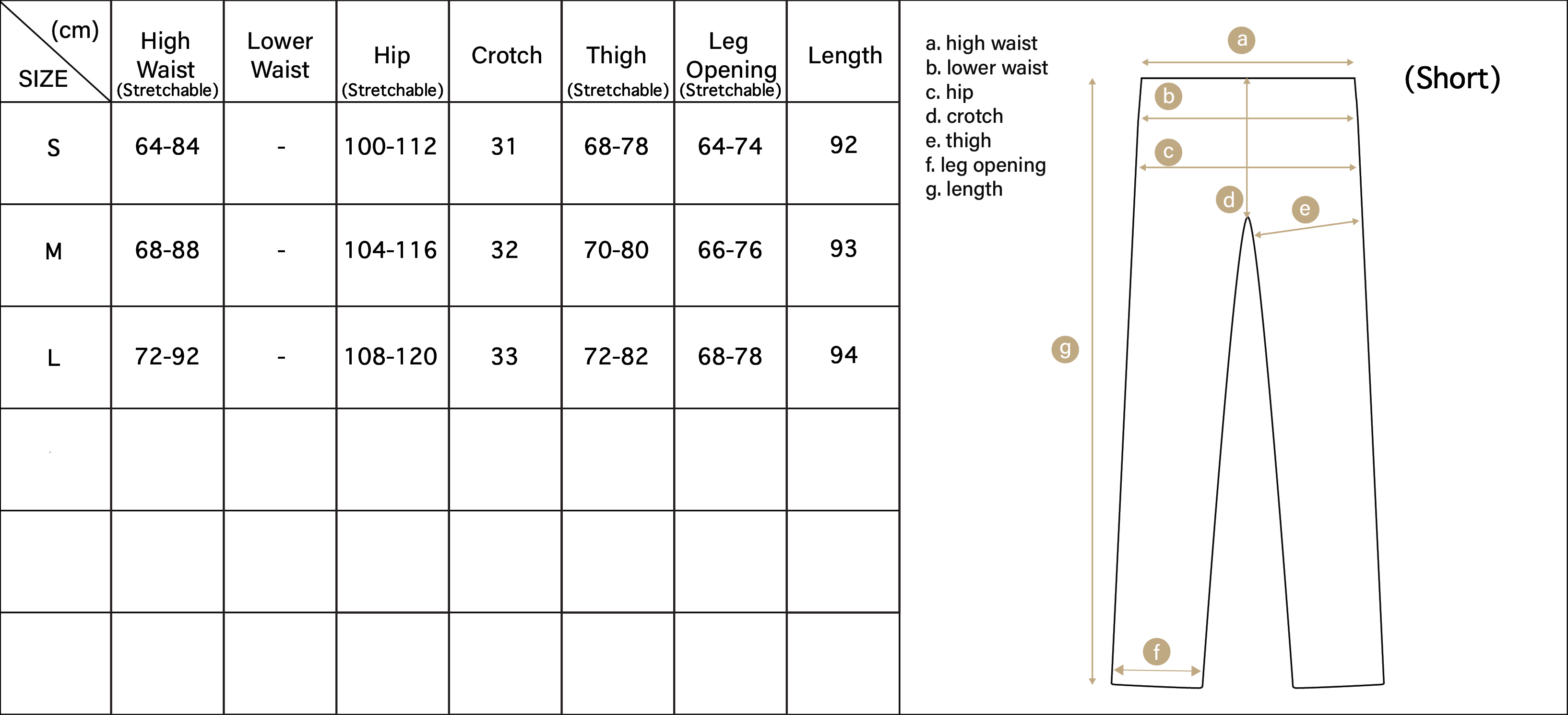 Layered Pants Short