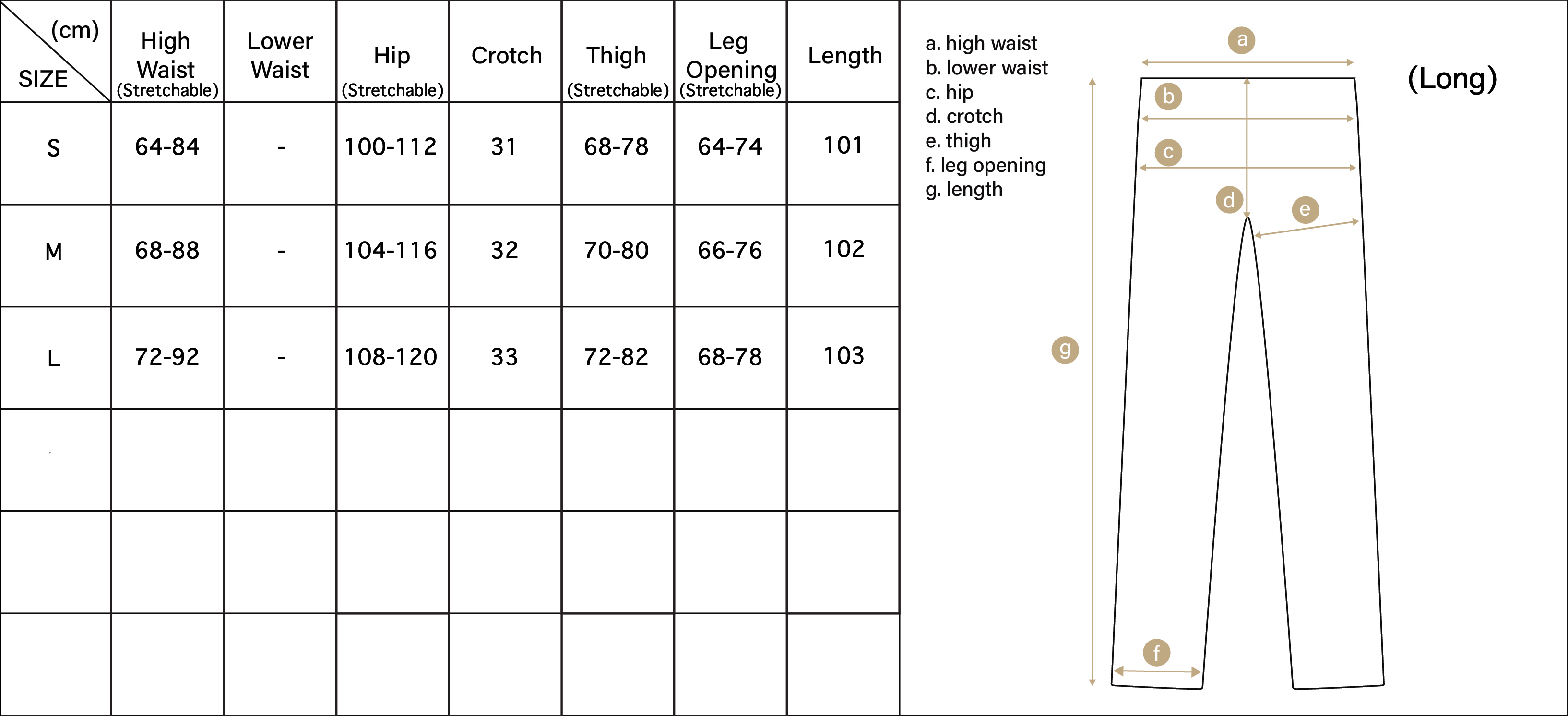 Layered Pants long