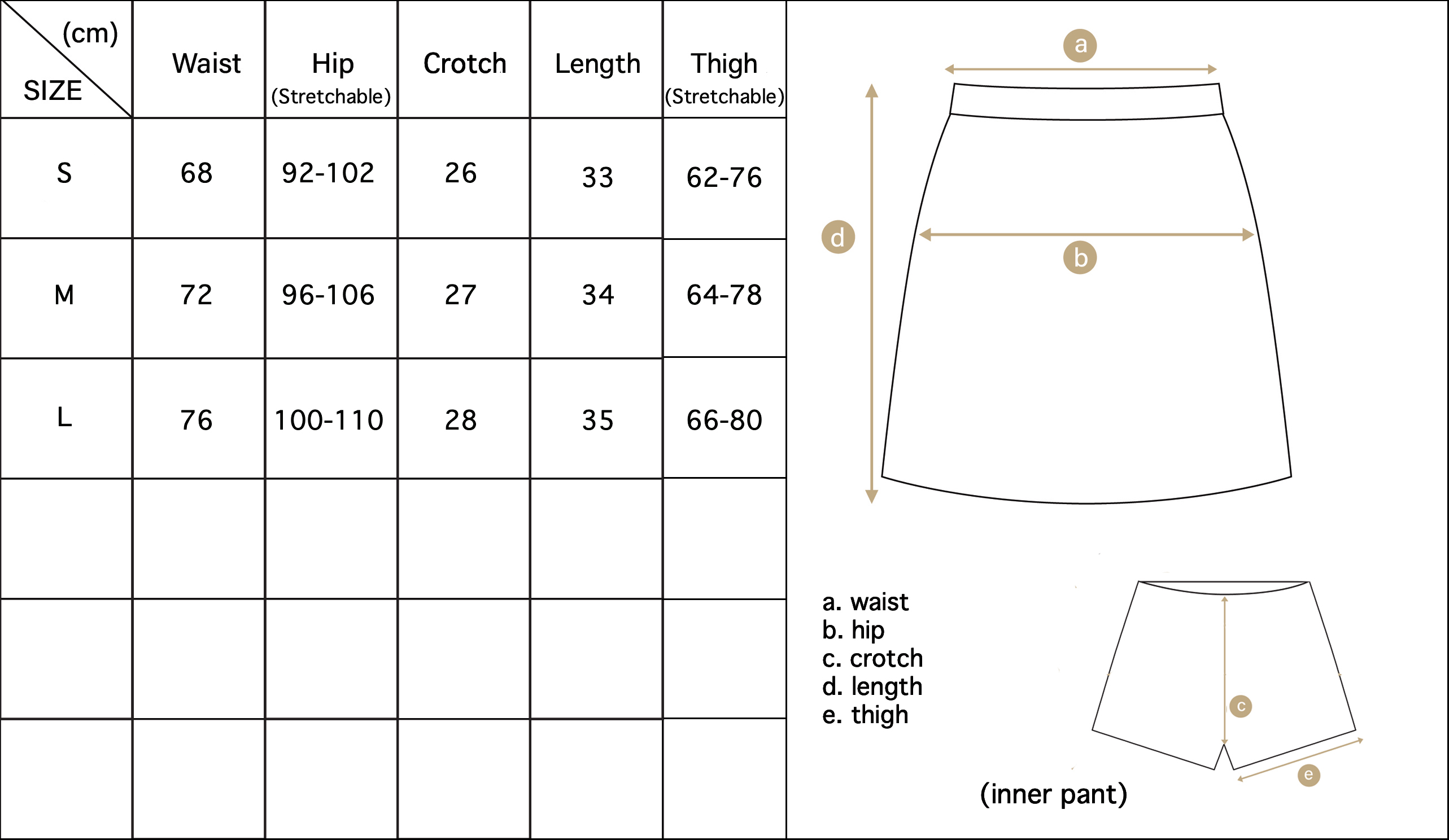 Everyday Airy Charm Skort