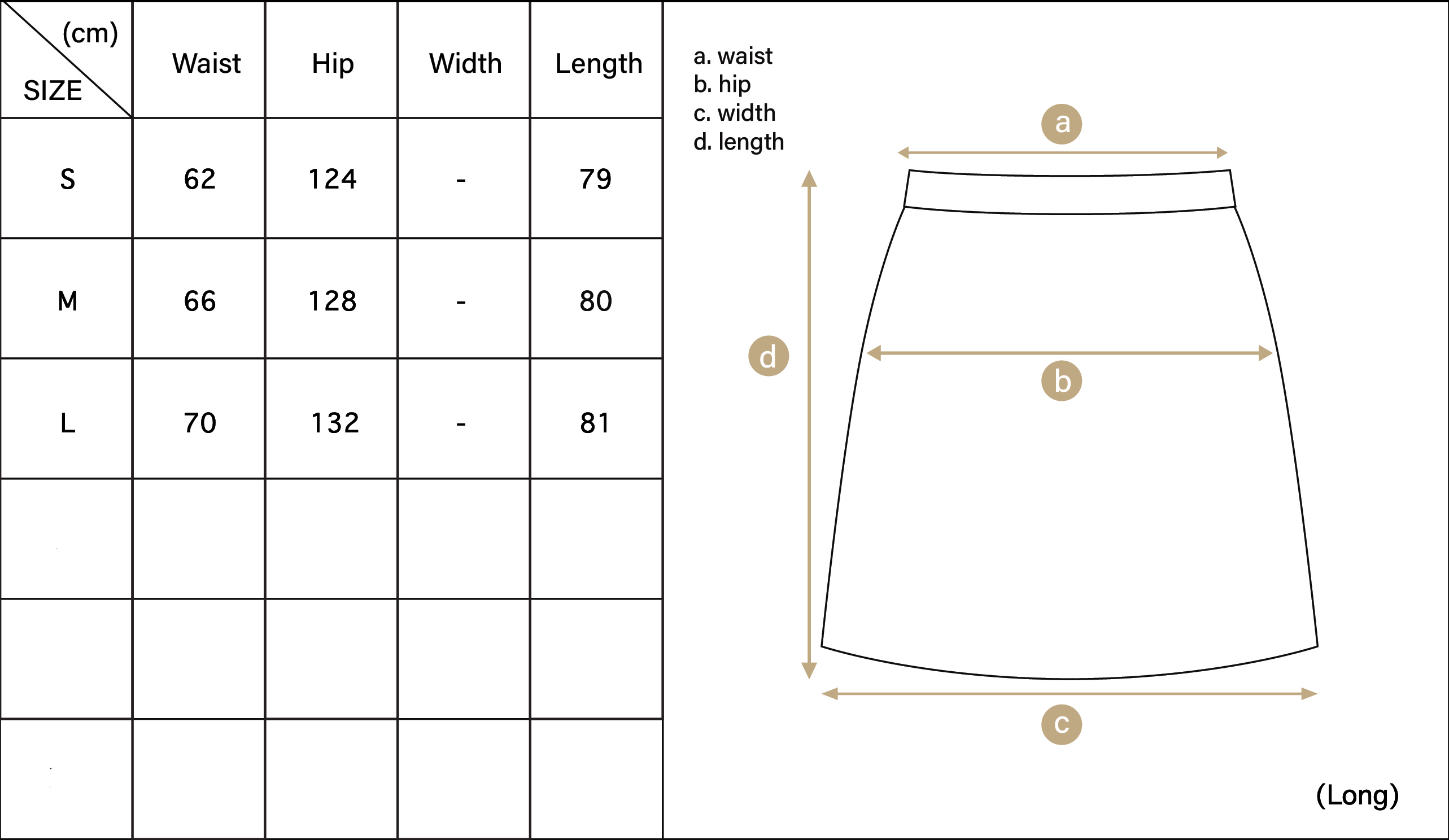 Irregular Flare Skirt