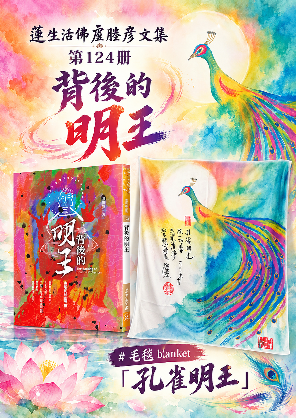 Watercolor Peacock Wisdom Poster