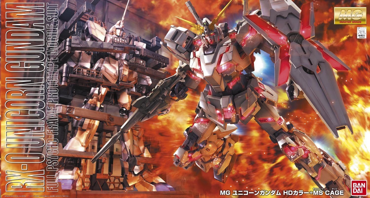 Unicorn Gundam HD Color + MS Cage MG 1100.jpg