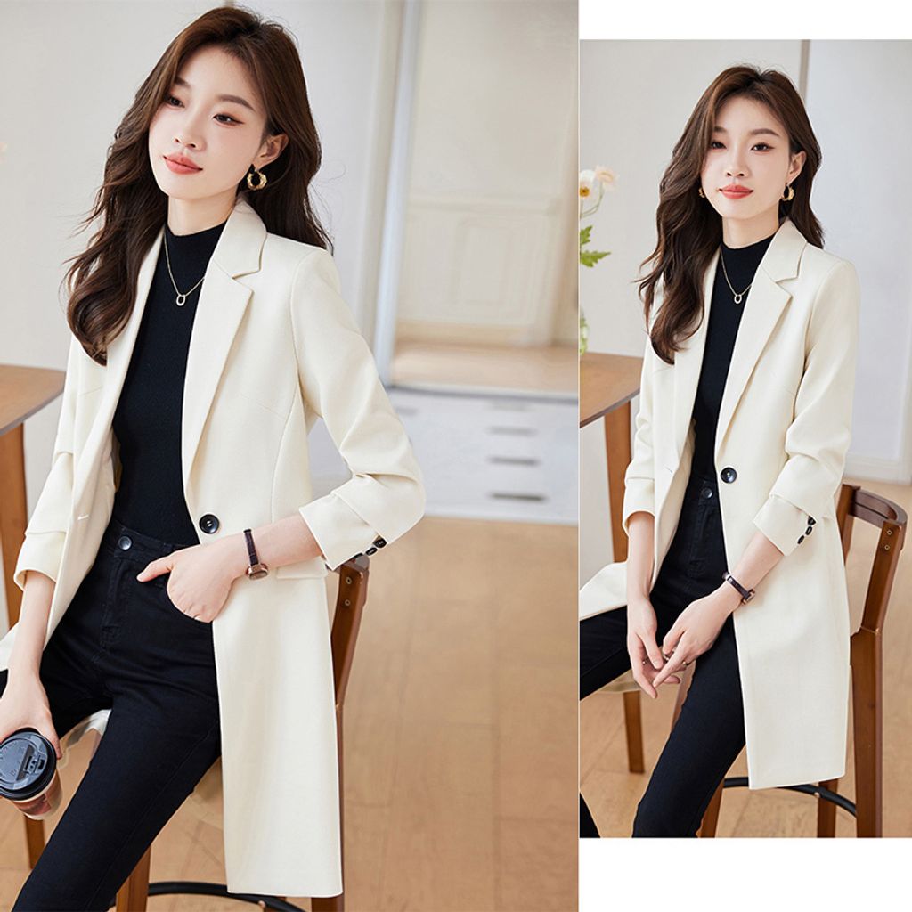 High-end Windbreaker Jacket For Women-Apricot color