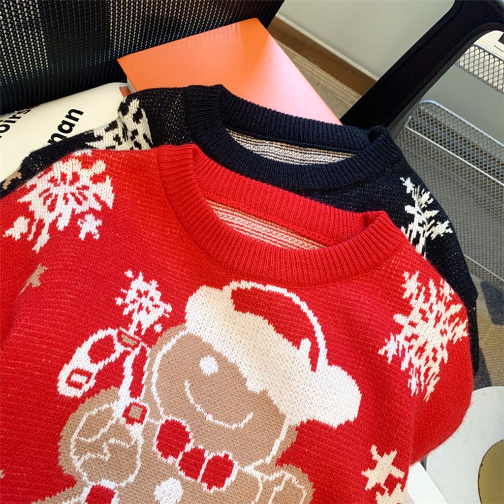 Fashionable Round Neck Christmas Sweater