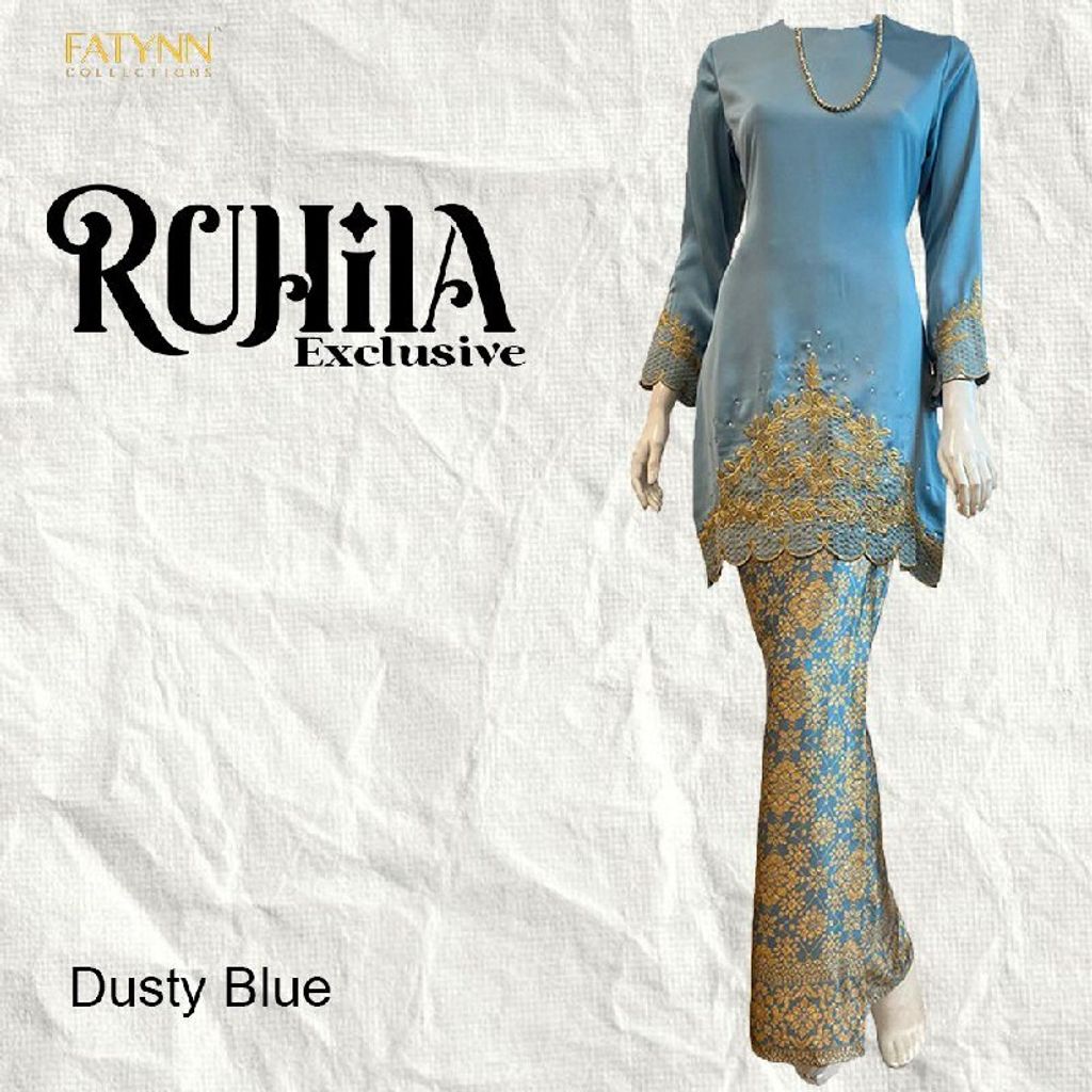 DUSTY BLUE RUHILA