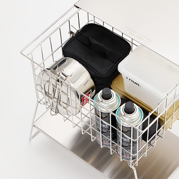 URBANOO | 框架鋼絲容器 25（框架鋼絲容器 25） 不鏽鋼 層架／圖 5