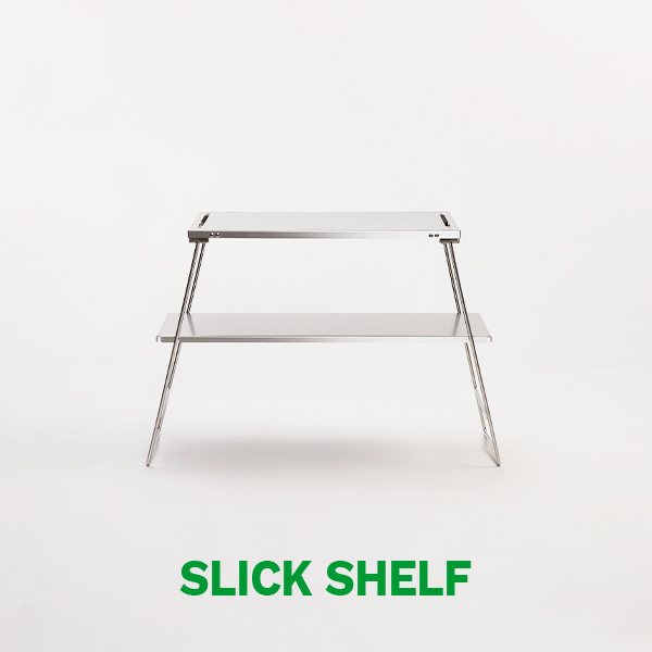 URBANOO | FRAME WORK SLICK SHELF(框架不銹鋼光滑貨架)