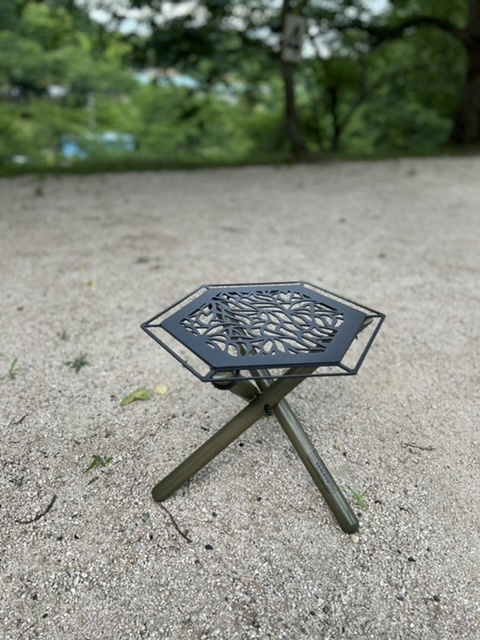 URBANOO 日本SomAbito 野營焚火六角桌/標準三色