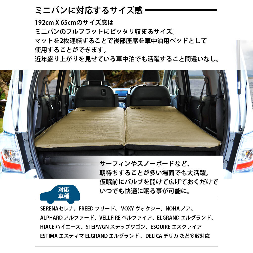 URBANOO 日本 WAQ 8cm 『標準版』 厚睡眠 自動充氣睡墊 超厚加大版／圖 4