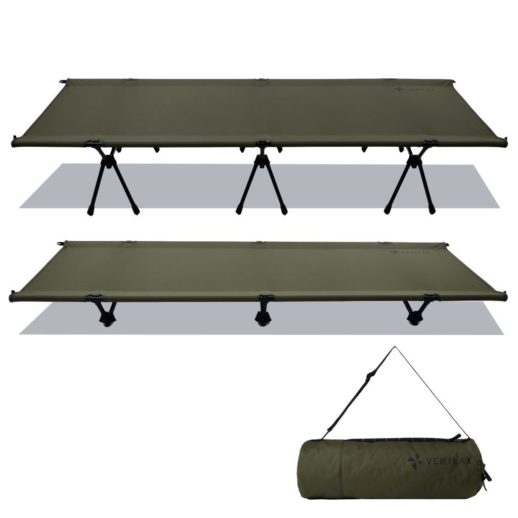 URBANOO 日本 VENTLAX 2WAY 輕量化行軍床 ADJUSTABLE COT