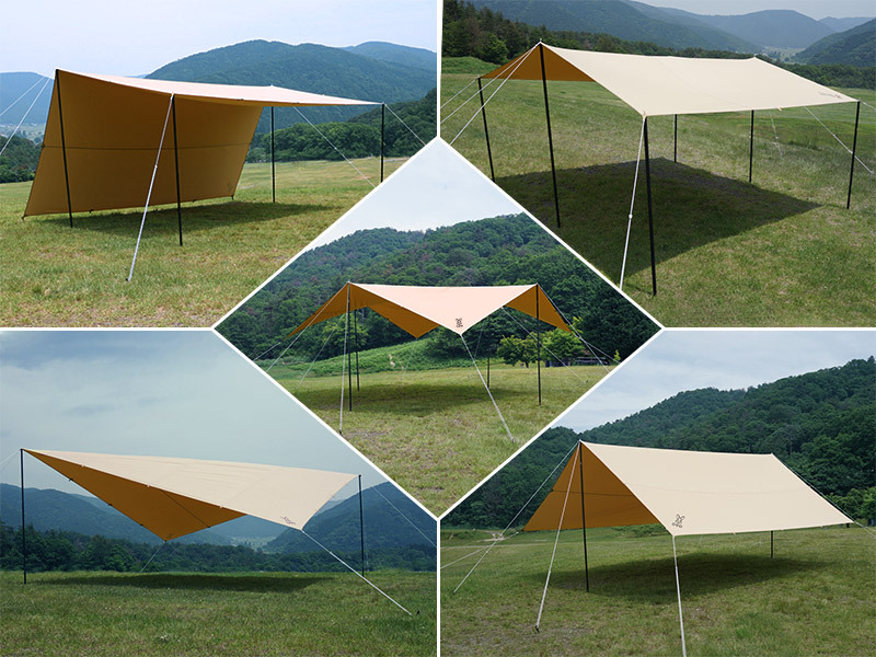 URBANOO 日本 DOD 科技棉 天幕 CHEESE TARP  S/M 沙色/黑/軍綠D／圖 7