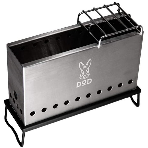 URBANOO 日本  DOD 營舞者 Q1-760-SL 焚火台 露營 烤肉架 野營 迷你 輕量 焚火箱／圖 2