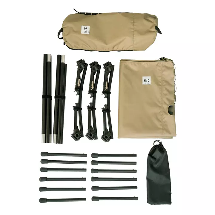 URBANOO 日本 HOTEL CAMPS 2WAY 輕量化行軍床  H/S 戰術行軍床／圖 9