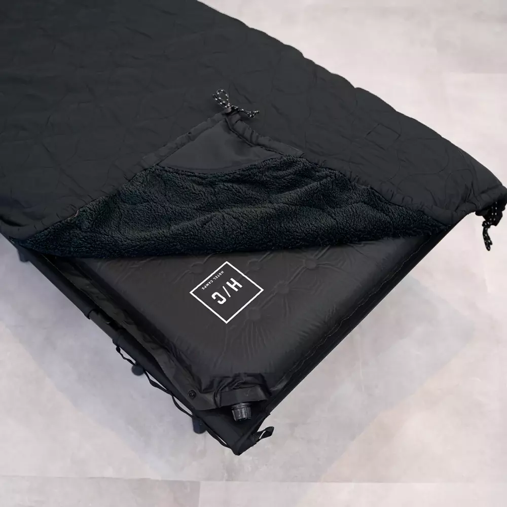 URBANOO 日本 HOTEL CAMPS 行軍床 專用睡毯 保暖床套 雙面 三層／圖 2
