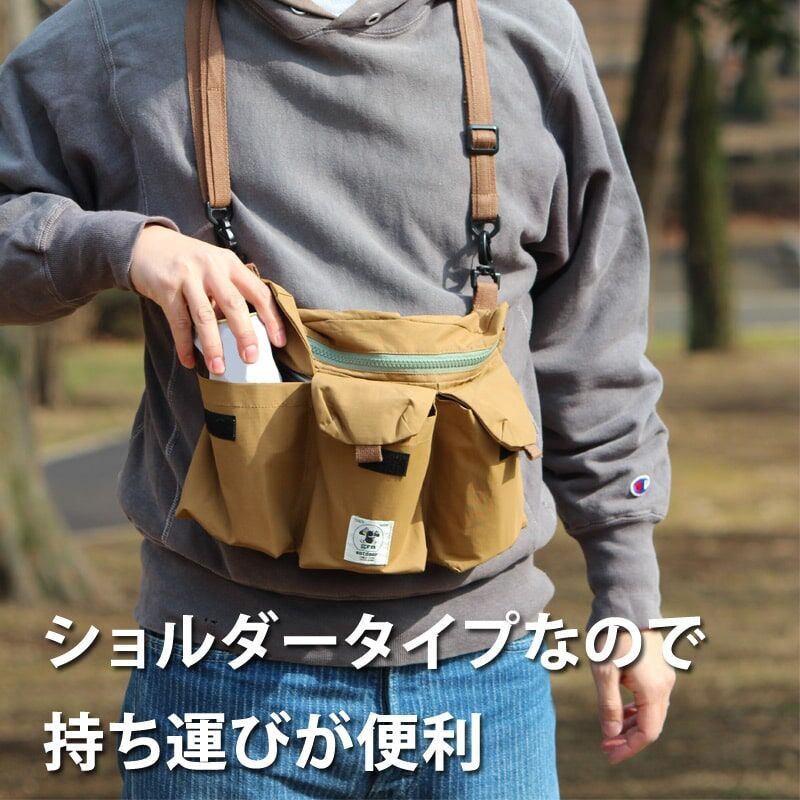 URBANOO 日本grn outdoor TEBURA BAG WANCAN  多口袋 側背包／圖 5