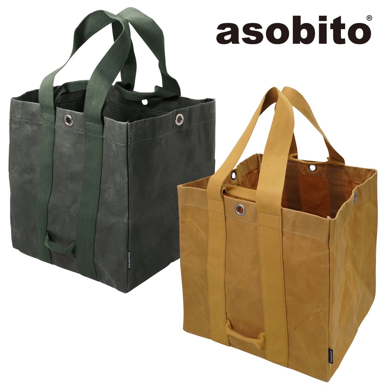 URBANOO 日本選物 asobito 柴火袋 防水收納袋 防水帆布 色落