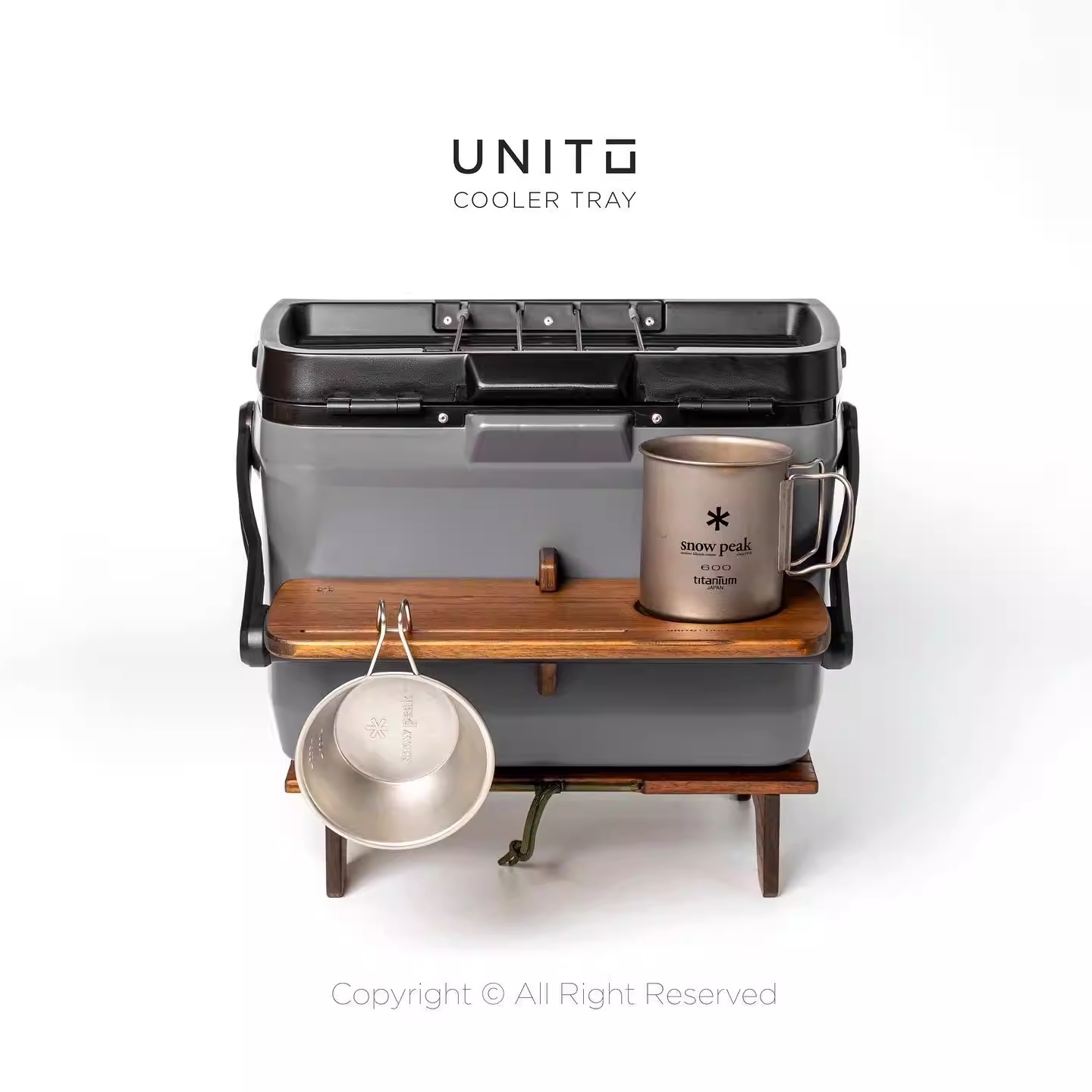 URBANOO UNITO Stanley 15.1L 15.1L 冰桶延伸桌板 Cooler Tray 柚木製 桌板／圖 5
