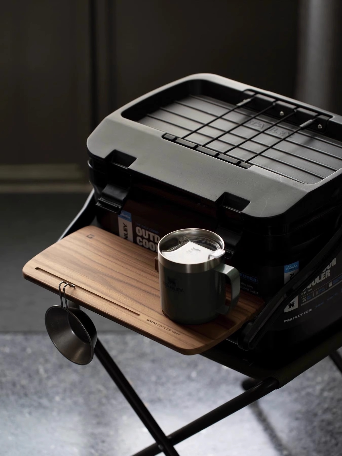 URBANOO UNITO Stanley 15.1L 15.1L 冰桶延伸桌板 Cooler Tray 柚木製 桌板／圖 4