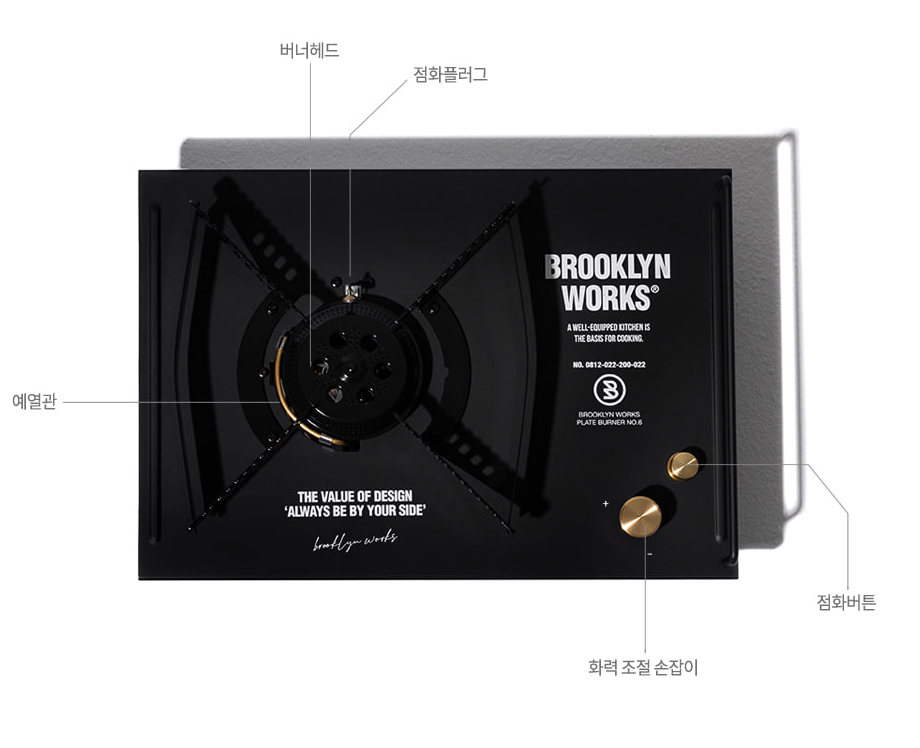 URBANOO BROOKLYN WORKS 韓國布魯克林 黑化 IGT 單口爐 (含袋) 單位爐／圖 5