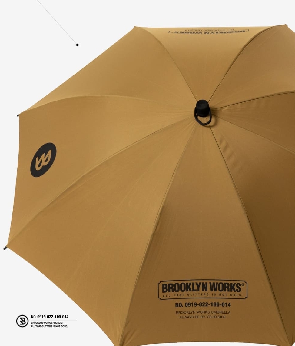 URBANOO 韓國  BROOKLYN WORKS 露營 長傘 大傘面 輕量 附收納袋／圖 3