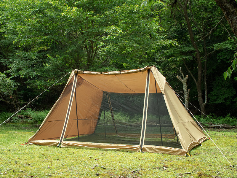 URBANOO 日本 DOD 科技棉 4×4 BASE TC 帳篷 沙色 / 黑色 / 綠色／圖 6