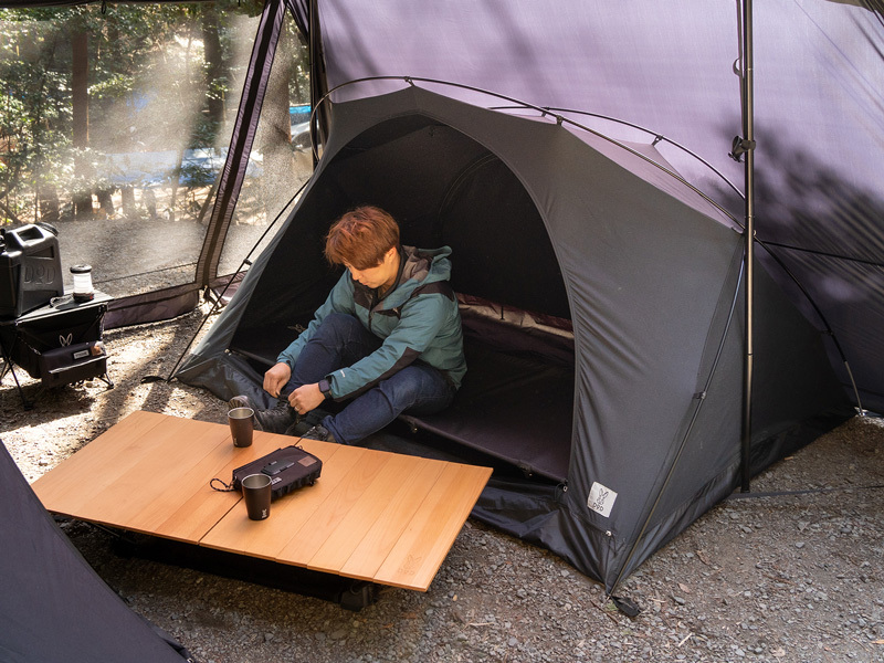 FUKADUME KANGAROO TENT (SS) フカヅメカンガルーテントSS（タン） T1