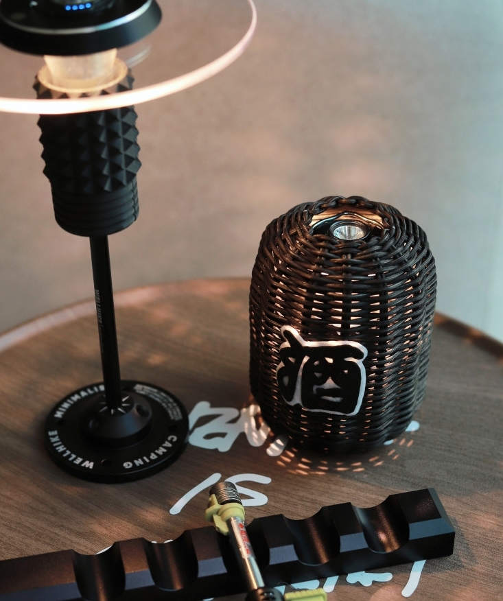 URBANOO 韓國車庫嚴選 藤織燈籠 GZ GOZERO 燈罩 藤織 MINI 黑色 紅色 酒字