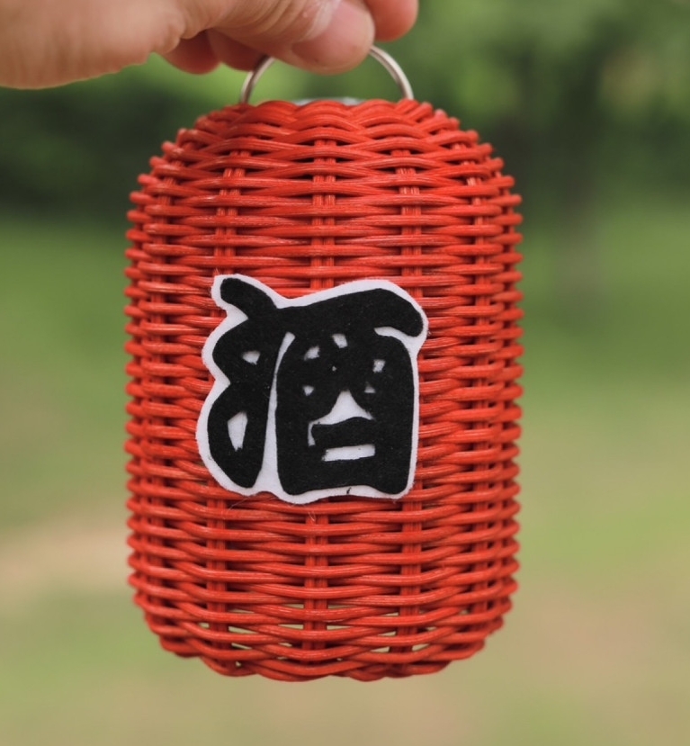 URBANOO 韓國車庫嚴選  藤織燈籠 GZ GOZERO 燈罩 藤織 MINI 黑色 紅色 酒字／圖 5