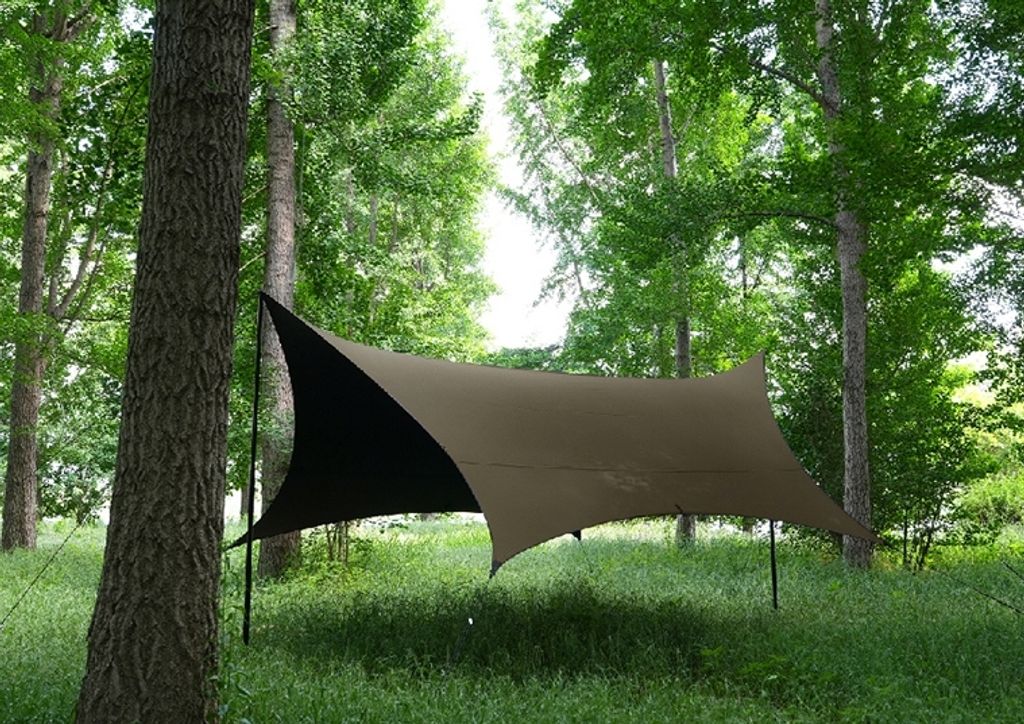 URBANOO 韓國URBAN FOREST 防焰碟型天幕5.3X 5m 棕黑灰白 URBANOO 韓國URBAN FOREST 防焰碟型天幕5.3X 5m 棕黑灰白