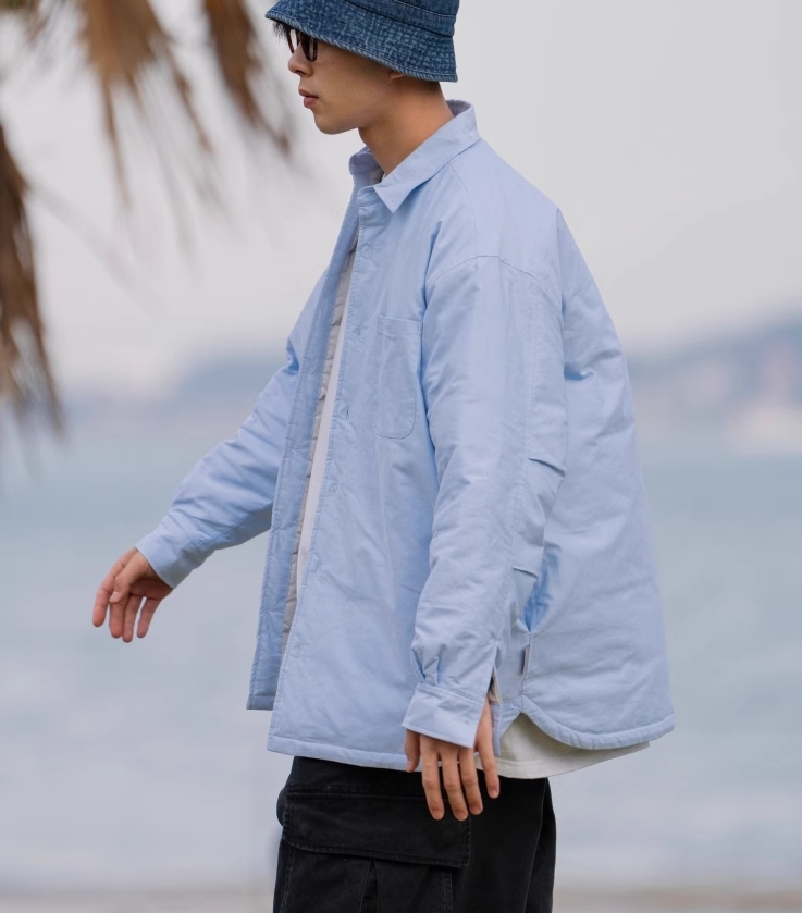 URBANOO選物 BIGGER THAN BIGGER 23AW 日係休閒3M新雪麗襯衫外套棉衣／圖 6