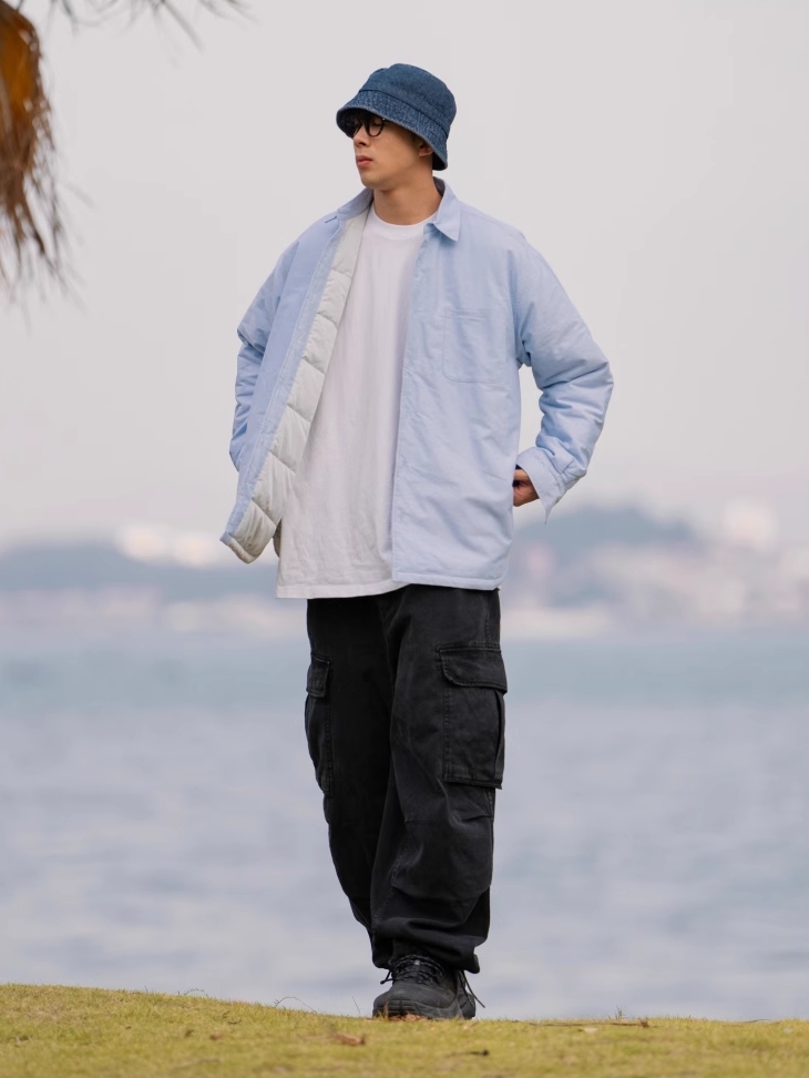 URBANOO選物 BIGGER THAN BIGGER 23AW 日係休閒3M新雪麗襯衫外套棉衣／圖 5