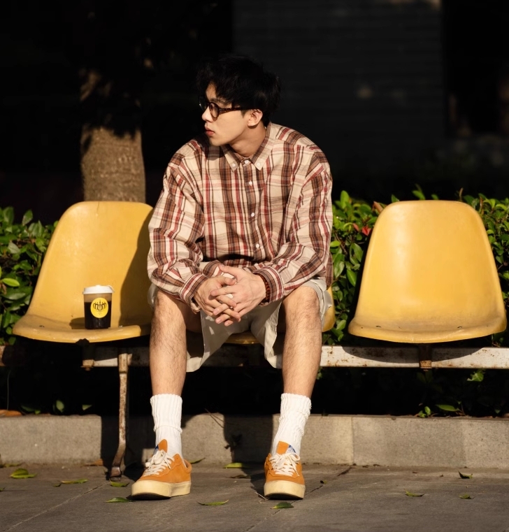 URBANOO選物 BIGGER THAN BIGGER 23AW 日系復古法蘭絨休閒格紋襯衫
