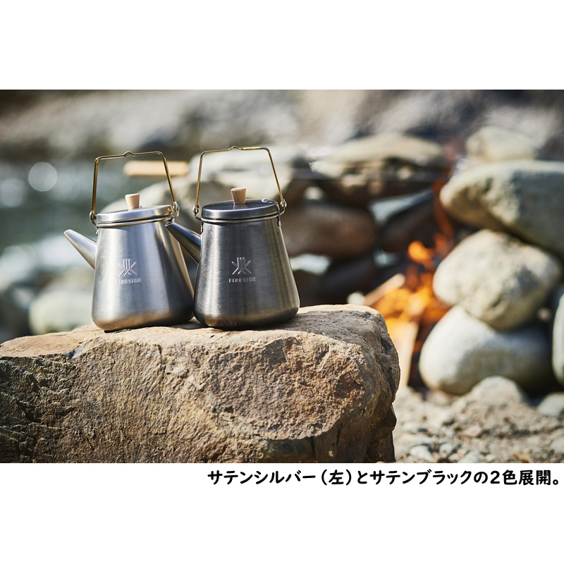 URBANOO 日本代購 Fireside 日本製  Trip Kettle 1.0L 小水壺 茶壺 老奶奶壺  露營／圖 3