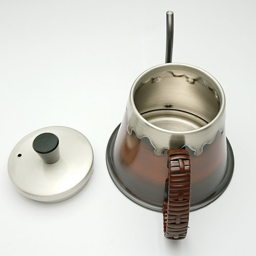 URBANOO 日本代購 新光堂 SHINKO MF1203 銅製 380ml 泡茶壺 細口壺 咖啡壺／圖 2