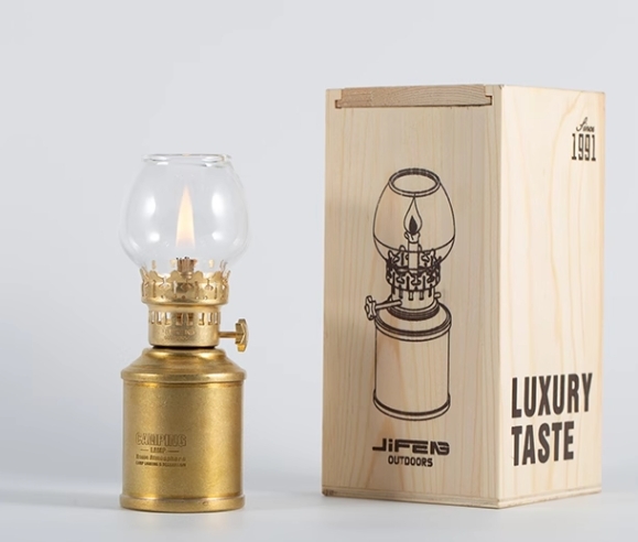 URBANOO 選物 JiFengOutdoors 黃銅 圓形煤油小燈 全銅 (含木盒)／圖 6