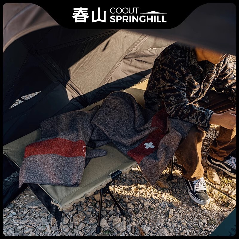 URBANOO選物 SPRINGHILL 春山 鋁合金 超輕 戰術風 行軍床 1000D／圖 4