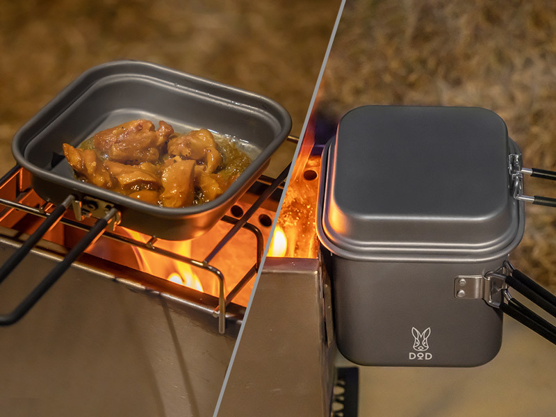 URBANOO 日本代購 DOD SHIKA COOKER  組合 小鍋具 料理鍋／圖 6