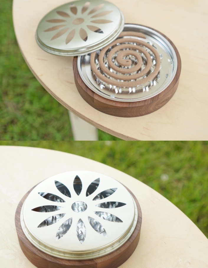 URBANOO 嚴選 Tohyo 韓國手工露營品 原木蚊香盒／圖 4