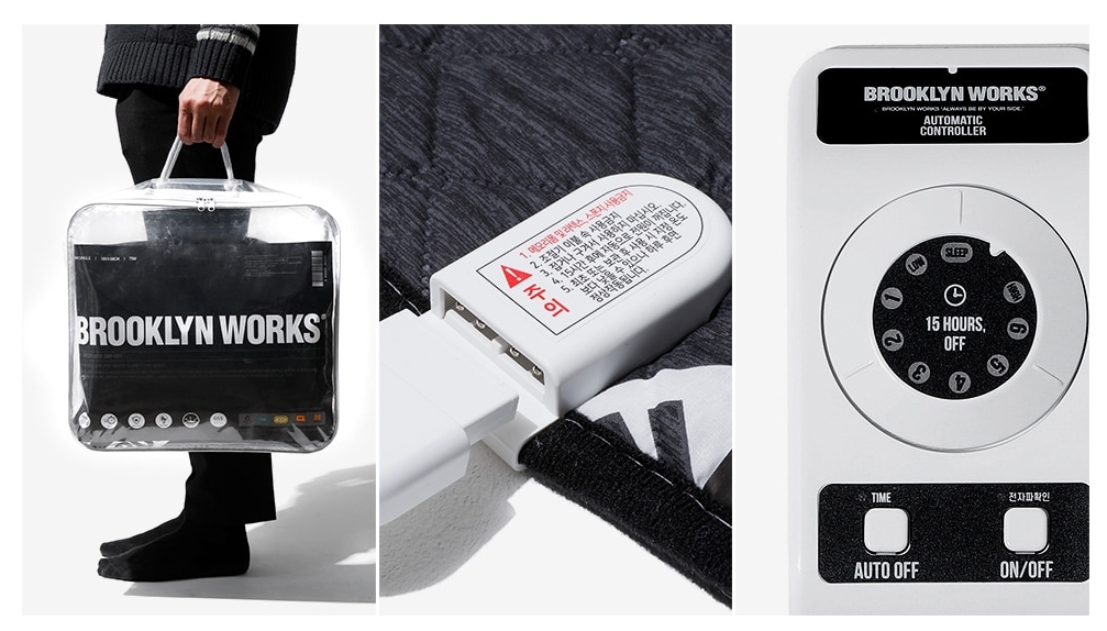 URBANOO  韓國嚴選 BrooklynWorks 布魯克林 黑化 電熱毯／圖 7
