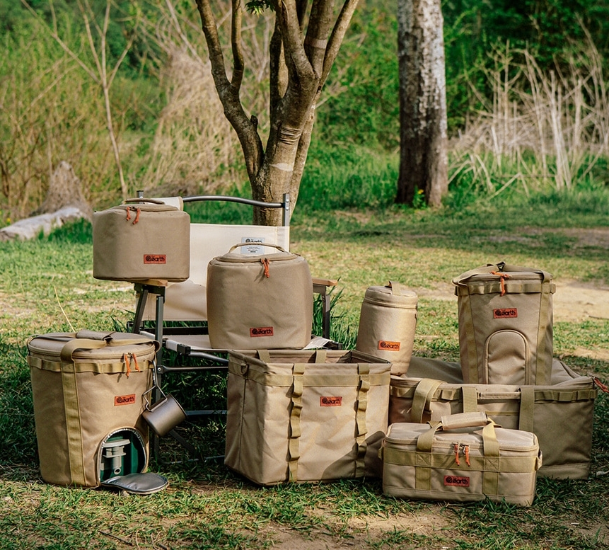 URBANOO 選物代購  The Earth CORDURA  迷彩 黑 卡其 軍綠 52L 多功能收納袋／圖 2