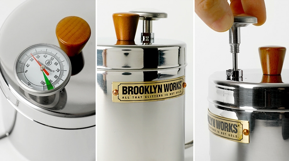URBANOO BROOKLYN WORKS 韓國布魯克林 露營測溫水壺保溫滴水壺／圖 5