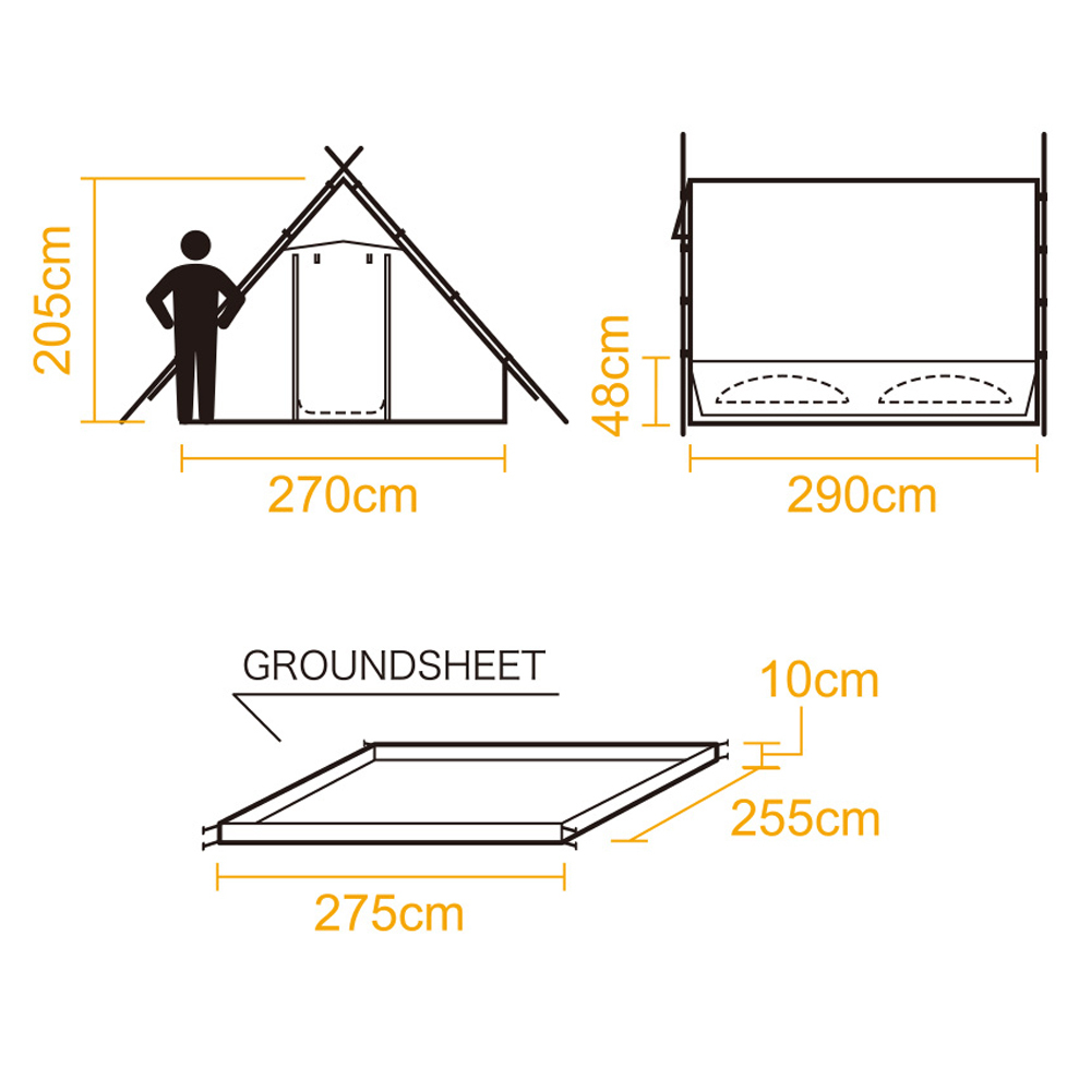URBANOO代購 tent-Mark DESIGNS PEPO 小山屋 科技棉／圖 7