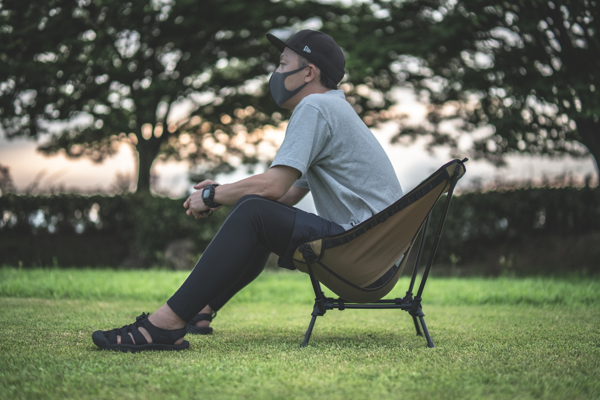 URBANOO 日本 VENTLAX   2WAY TAKIBICHAIR WIDE TC棉 露營椅／圖 7