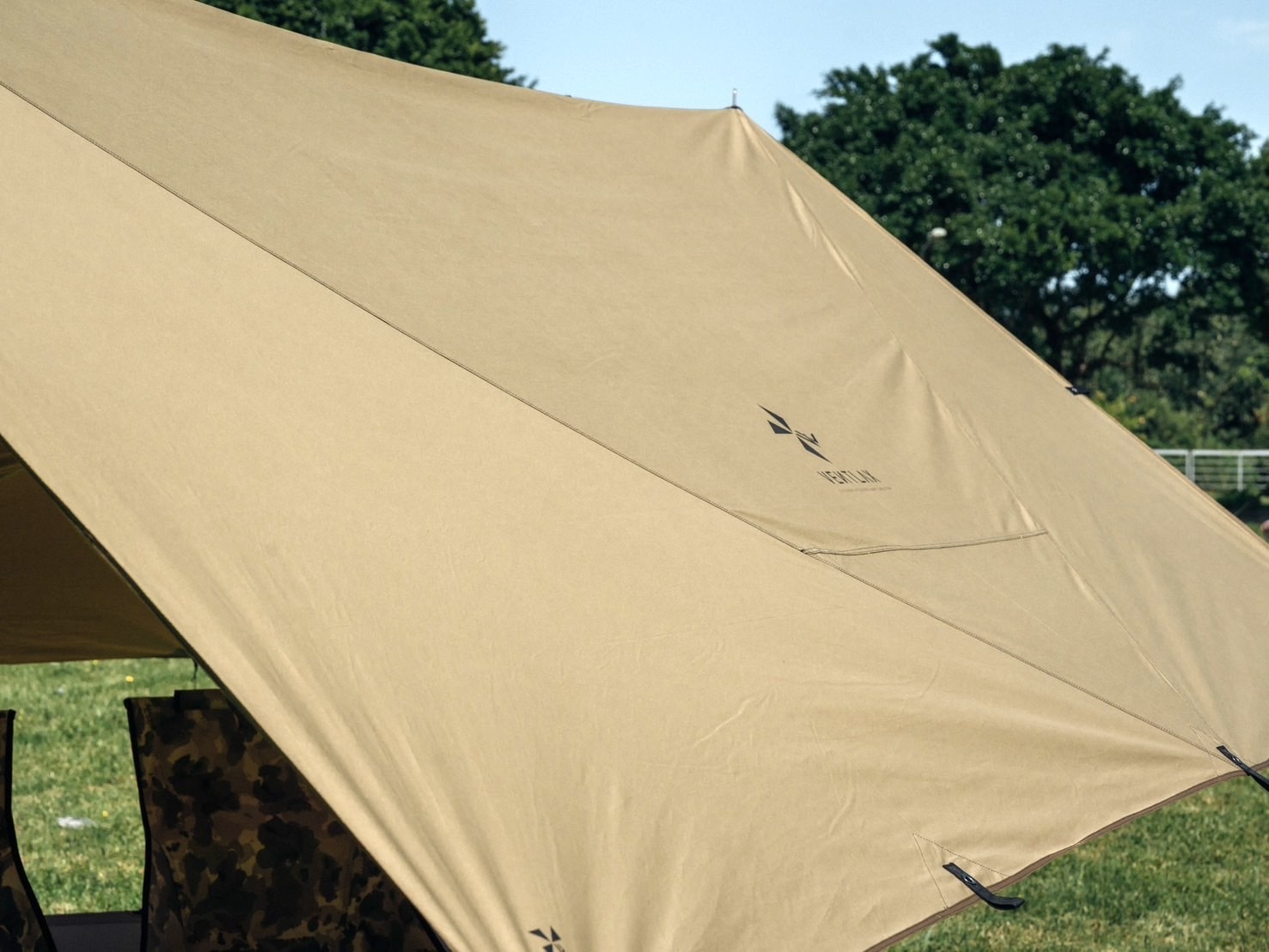 URBANOO 日本 VENTLAX DIMENSION44 TARP TC 4m × 4m 高撥水 難燃加工 天幕／圖 5