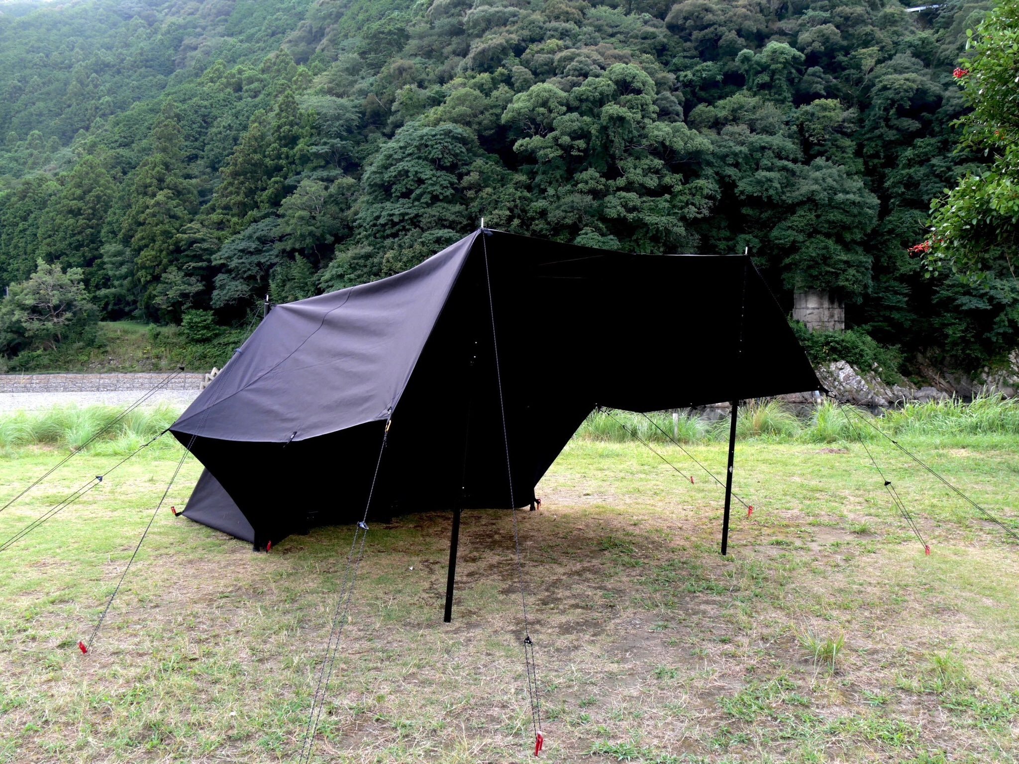 URBANOO 日本 VENTLAX DIMENSION44 TARP TC 4m × 4m 高撥水 難燃加工 天幕／圖 6