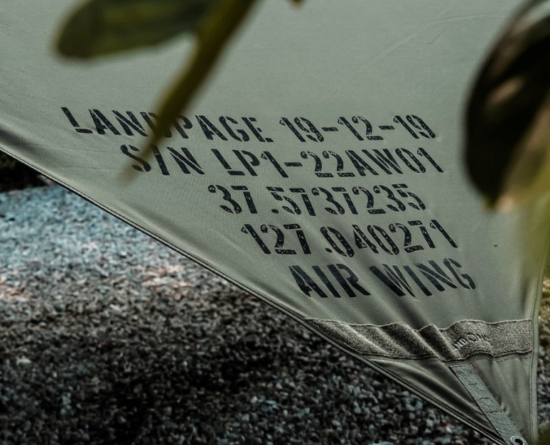 URBANOO 韓國選物 車庫品牌  LandPage TC棉 軍風 天幕 AIR WING 蝶形／圖 6