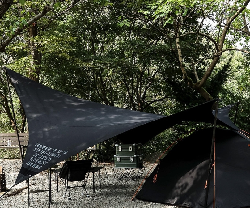 URBANOO 韓國選物 車庫品牌 LandPage TC棉 軍風 天幕 AIR WING 蝶形