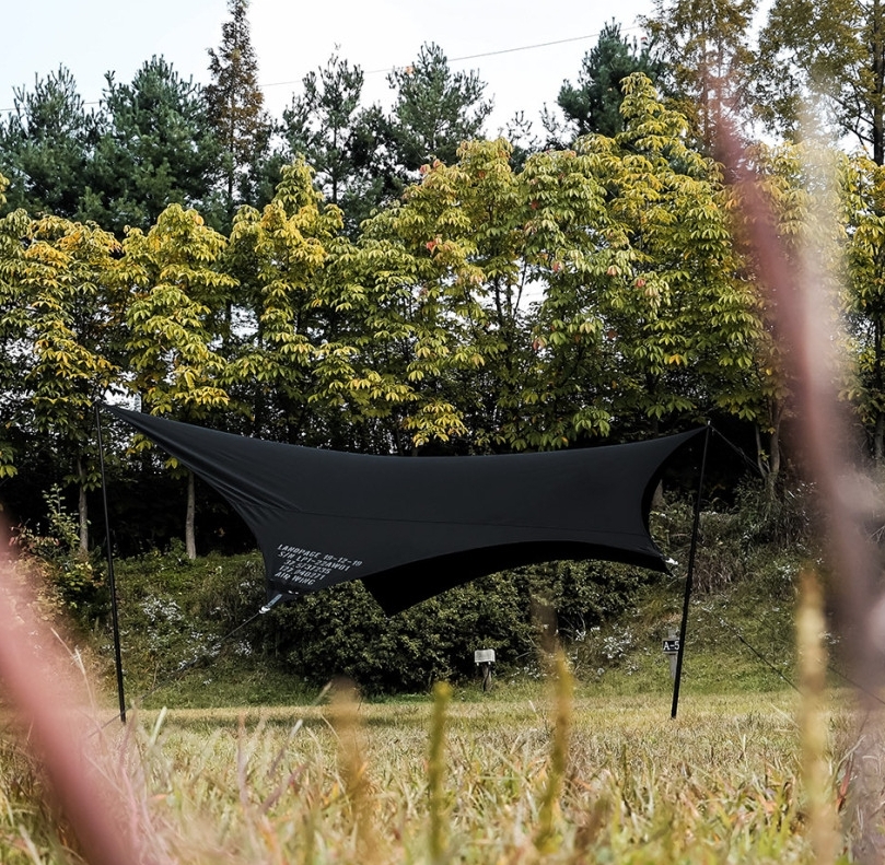 URBANOO 韓國選物 車庫品牌  LandPage TC棉 軍風 天幕 AIR WING 蝶形／圖 3